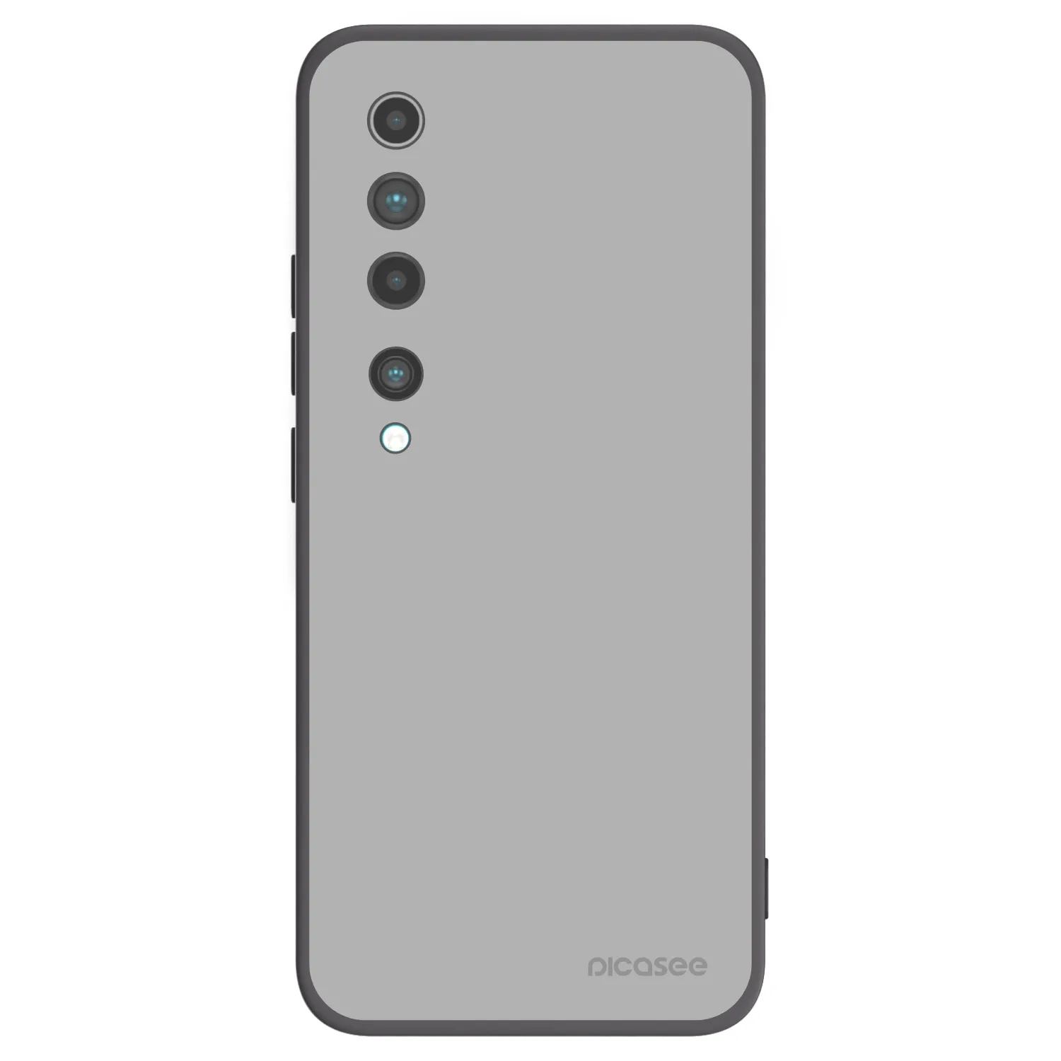 Picasee crna silikonska maskica za Xiaomi Mi 10 - Stone