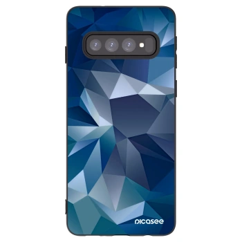 Picasee crna silikonska maskica za Samsung Galaxy S10 G973 - Wallpaper