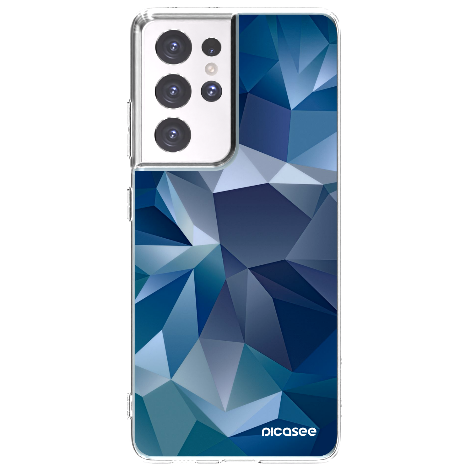 Picasee silikonska prozirna maskica za Samsung Galaxy S21 Ultra 5G G998B - Wallpaper