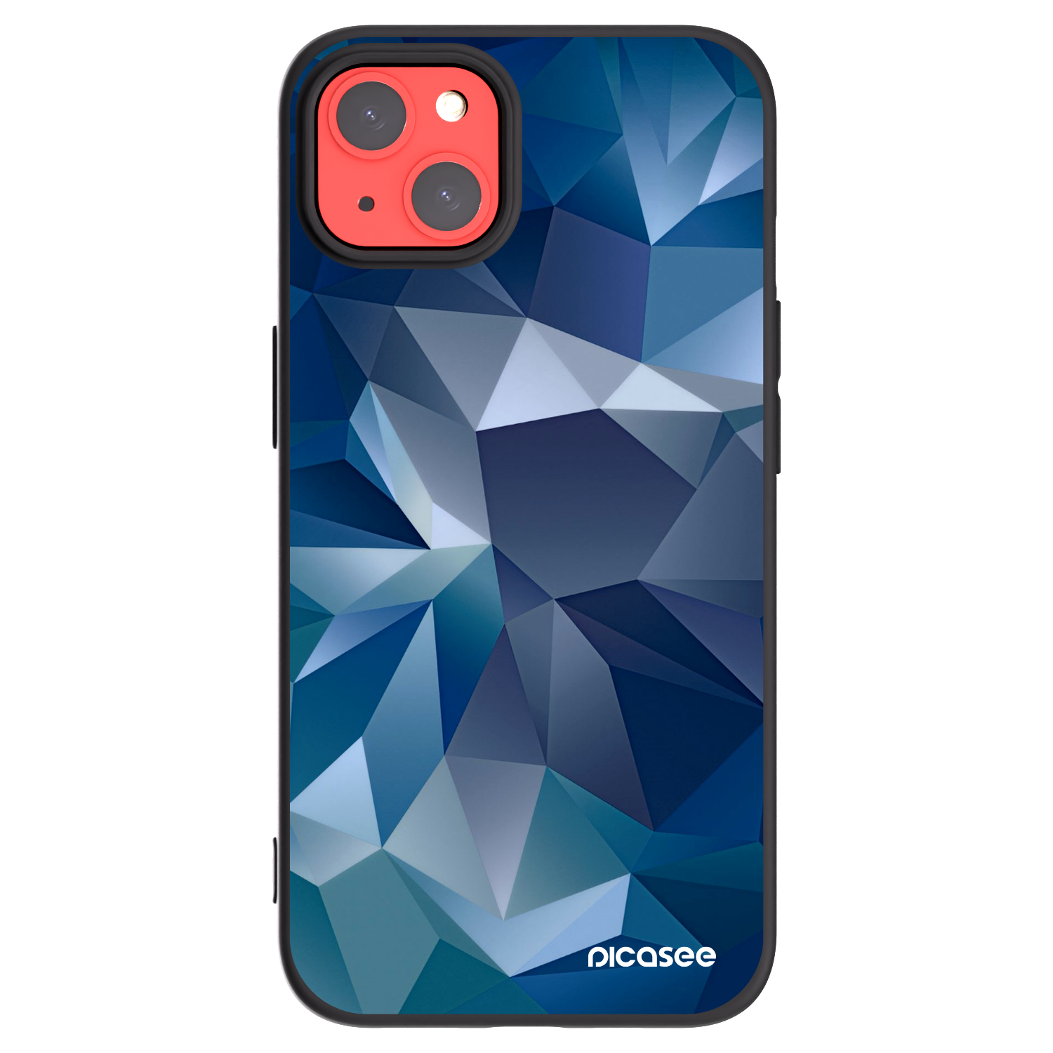 Picasee crna silikonska maskica za Apple iPhone 13 - Wallpaper