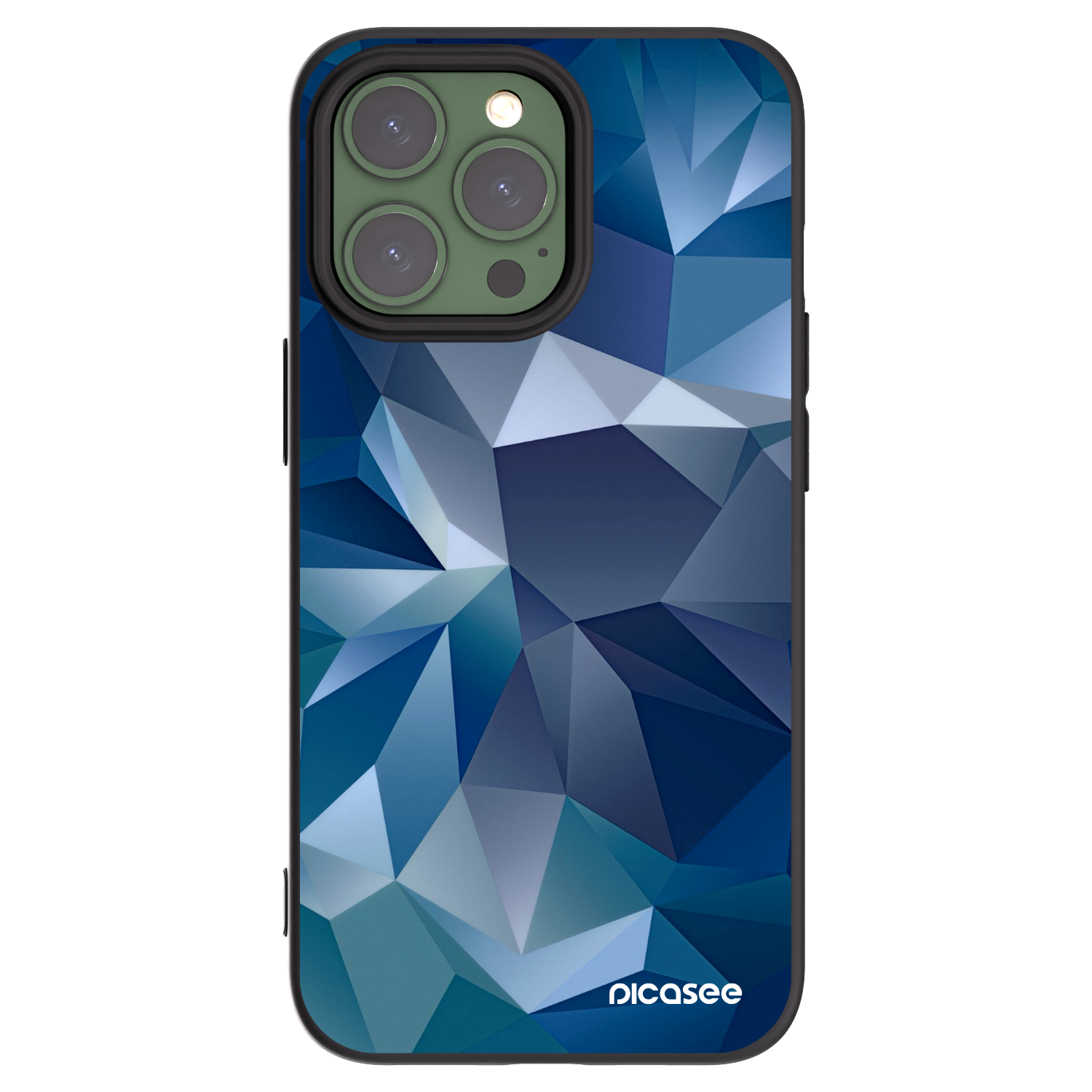 Picasee crna silikonska maskica za Apple iPhone 13 Pro - Wallpaper