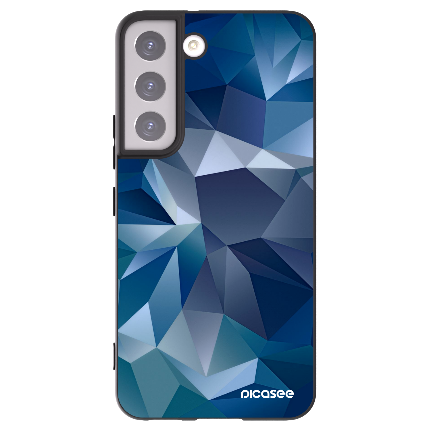 Picasee crna silikonska maskica za Samsung Galaxy S22 5G - Wallpaper