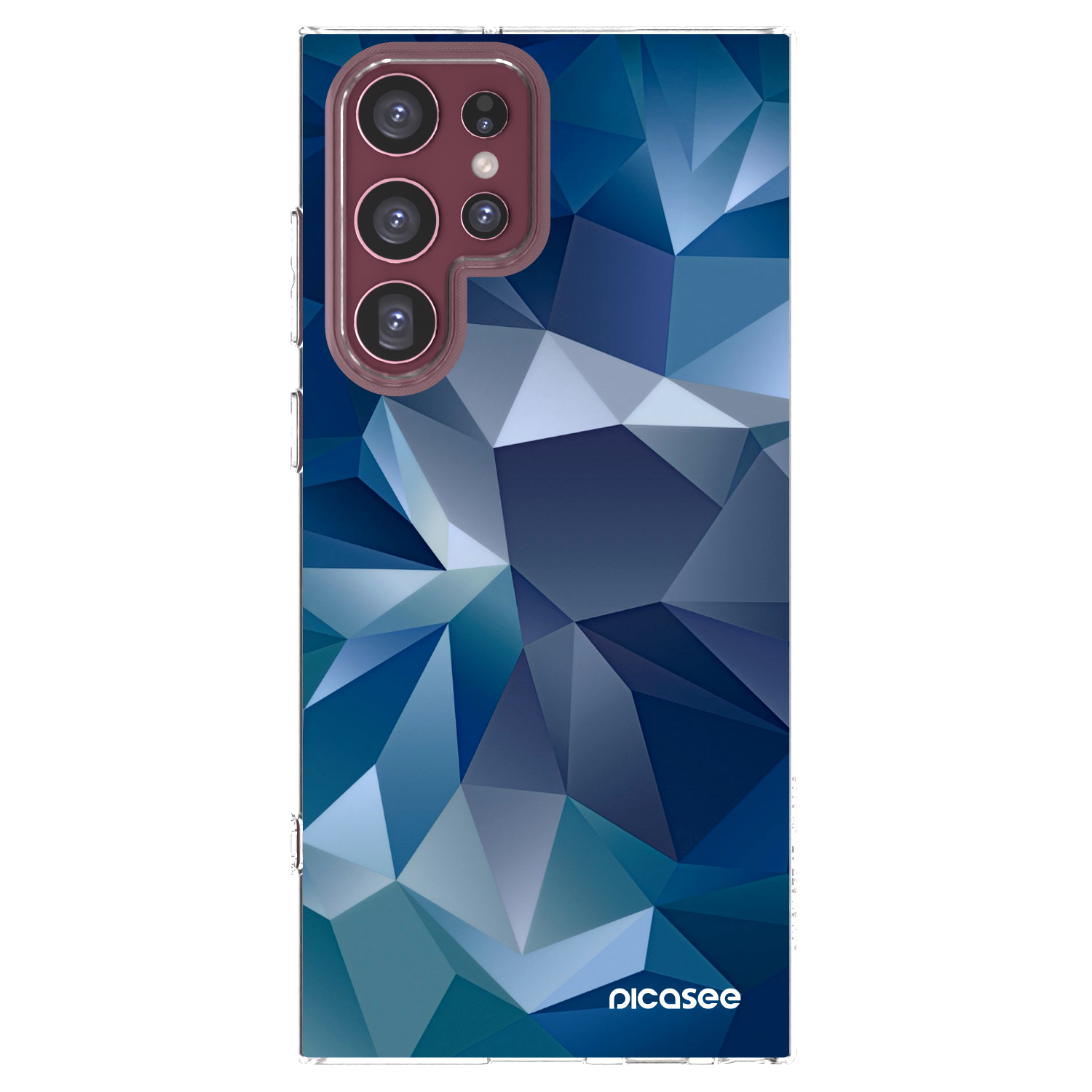 Picasee silikonska prozirna maskica za Samsung Galaxy S22 Ultra 5G - Wallpaper