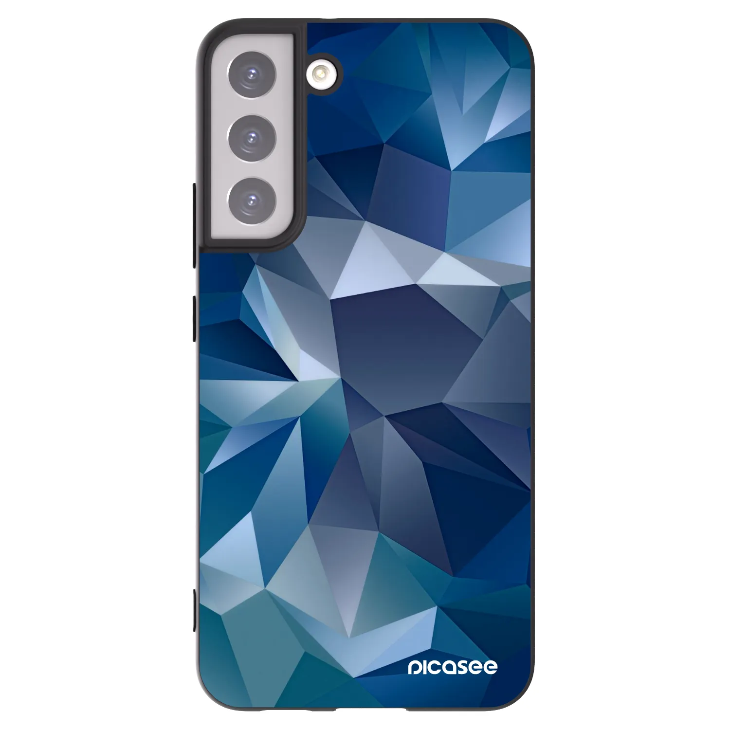 Picasee crna silikonska maskica za Samsung Galaxy S22+ 5G - Wallpaper