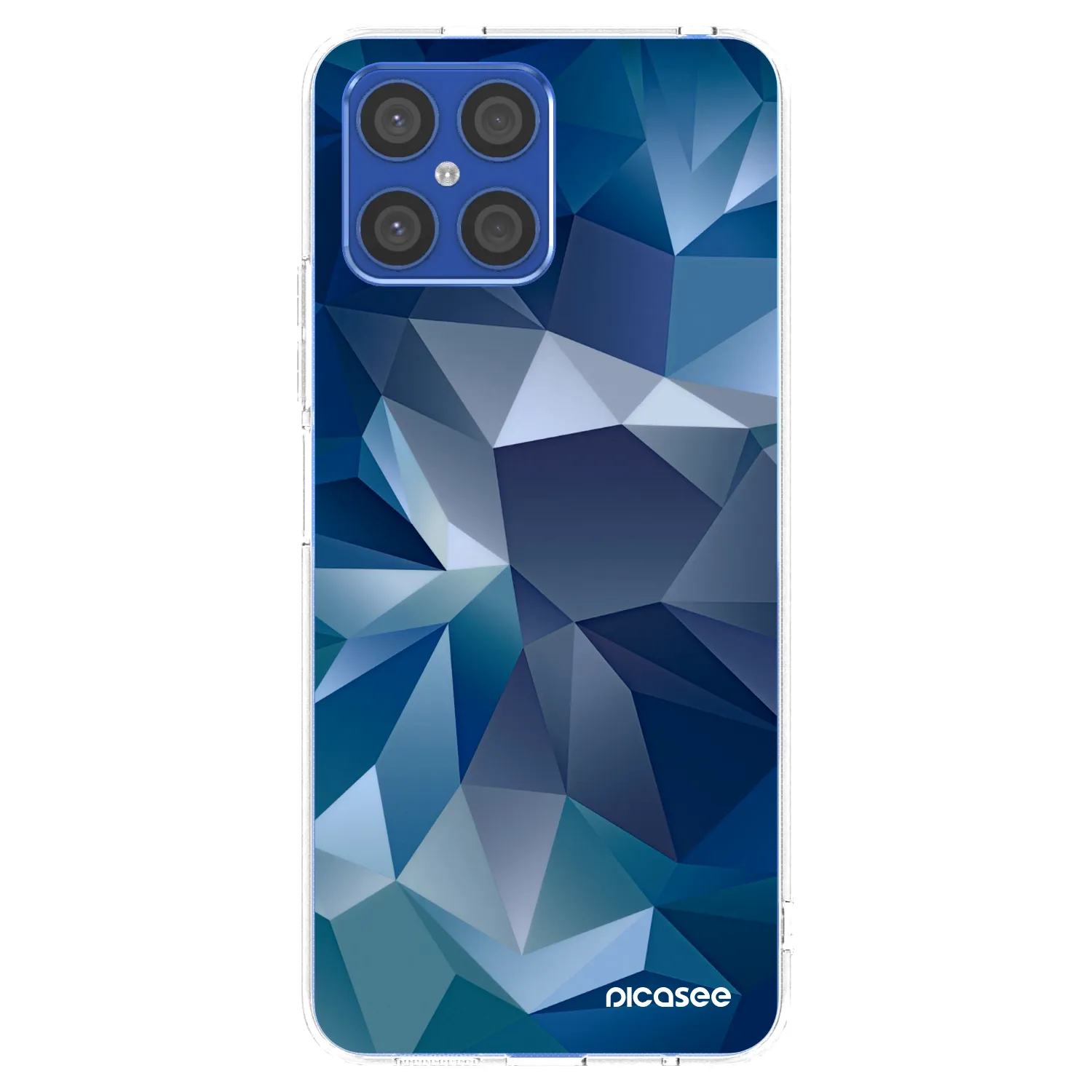 Picasee silikonska prozirna maskica za Honor X8 4G - Wallpaper
