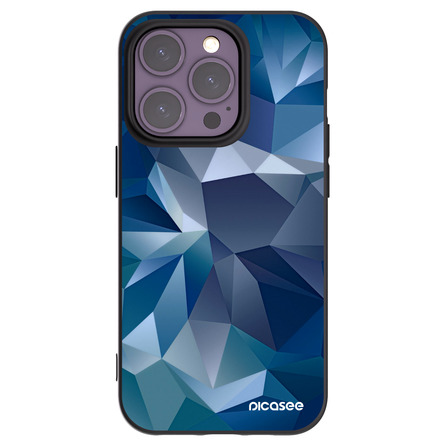 Picasee crna silikonska maskica za Apple iPhone 14 Pro - Wallpaper