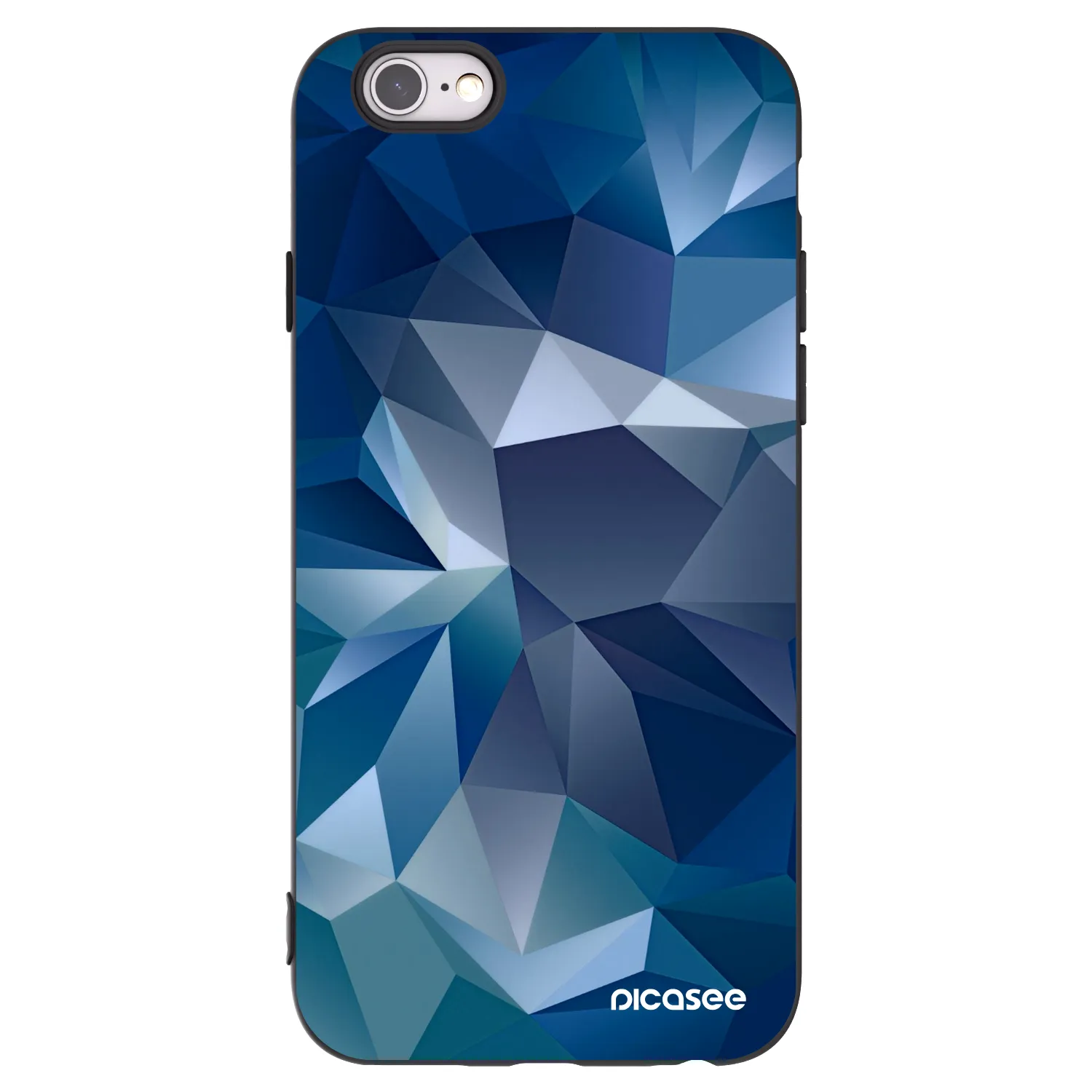 Picasee crna silikonska maskica za Apple iPhone 6/6S - Wallpaper