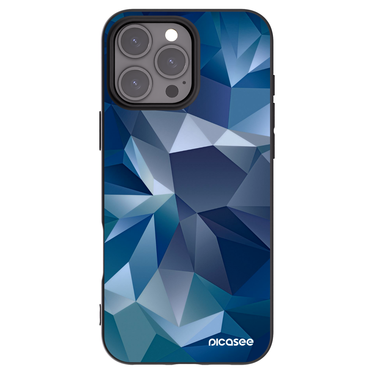 Picasee crna silikonska maskica za Apple iPhone 16 Pro Max - Wallpaper