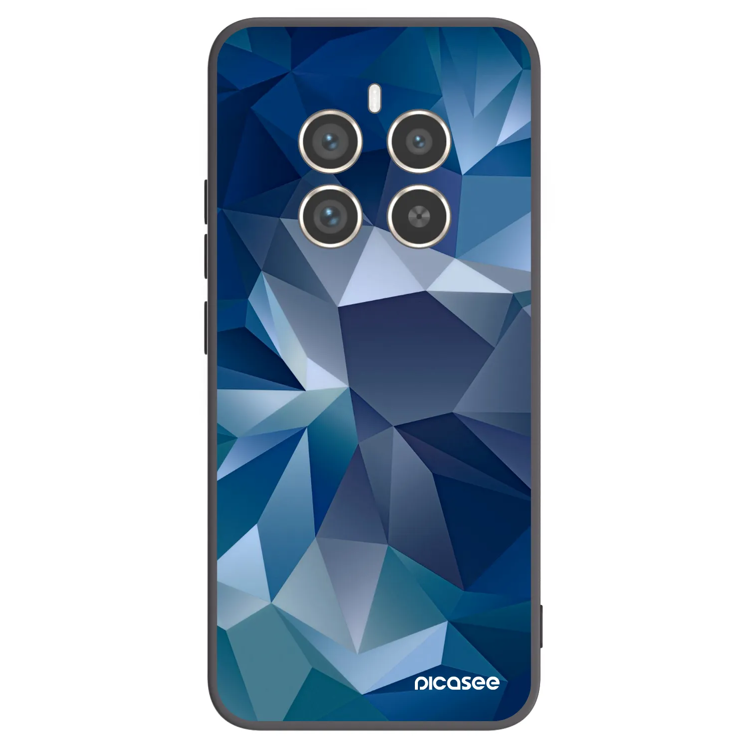 Picasee crna silikonska maskica za Realme 12 Pro 5G - Wallpaper