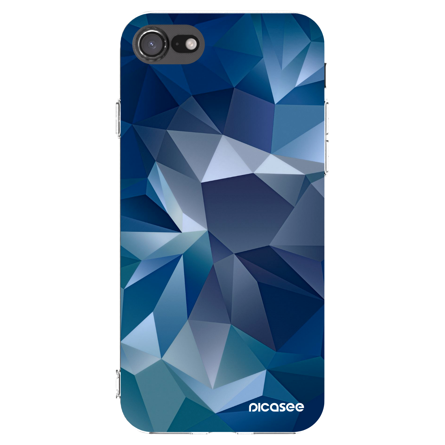 Picasee silikonska prozirna maskica za Apple iPhone SE 2020 - Wallpaper