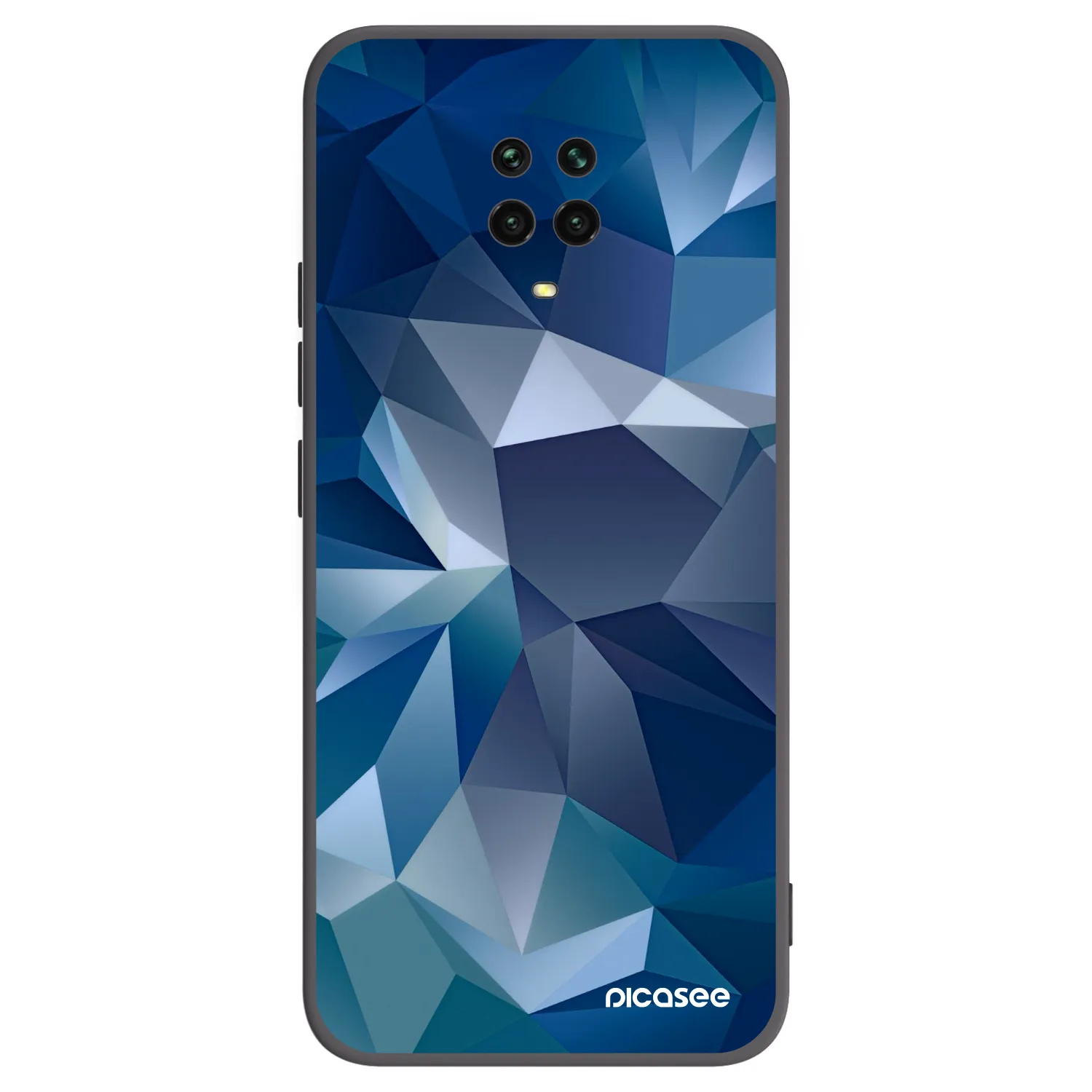 Picasee crna silikonska maskica za Xiaomi Redmi Note 9S - Wallpaper