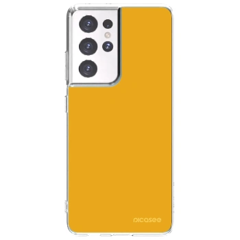 Picasee silikonska prozirna maskica za Samsung Galaxy S21 Ultra 5G G998B - Sun