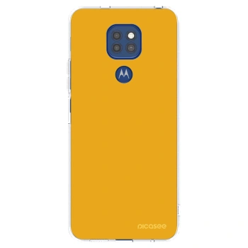 Picasee silikonska prozirna maskica za Motorola Moto G9 Play - Sun