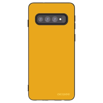 Picasee crna silikonska maskica za Samsung Galaxy S10 G973 - Sun