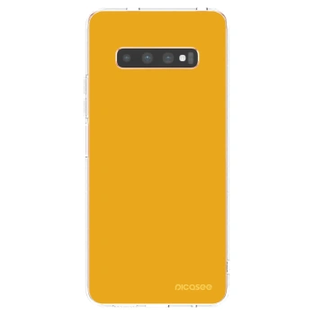 Picasee silikonska prozirna maskica za Samsung Galaxy S10 Plus G975 - Sun