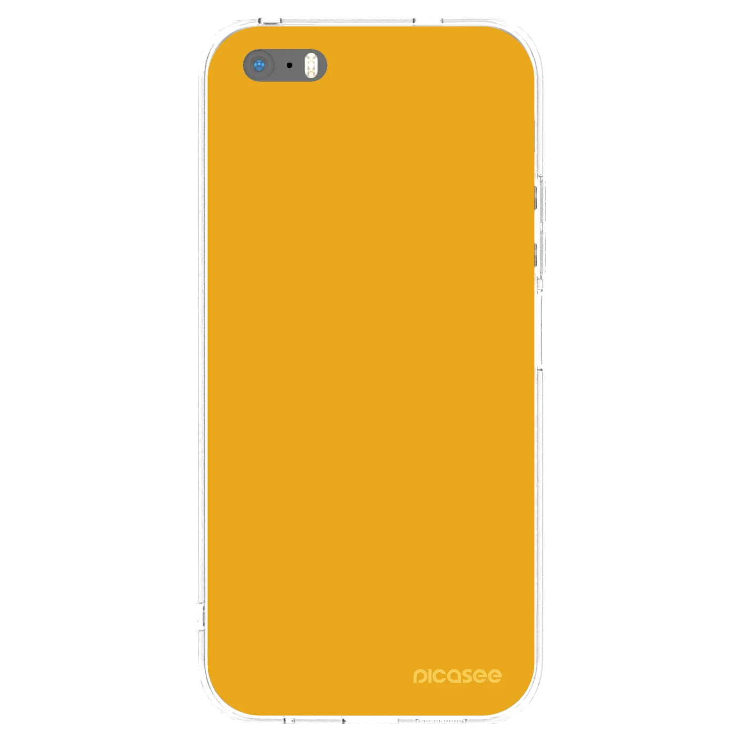 Picasee silikonska prozirna maskica za Apple iPhone 5/5S/SE - Sun