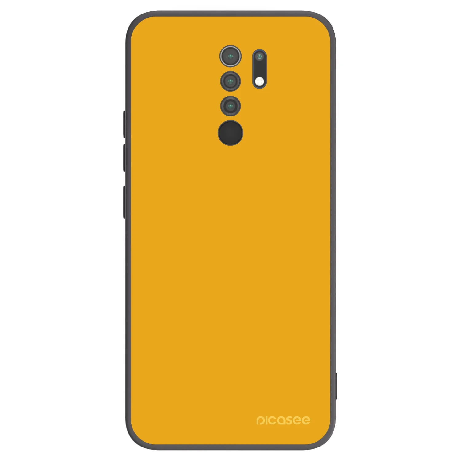 Picasee crna silikonska maskica za Xiaomi Redmi 9 - Sun