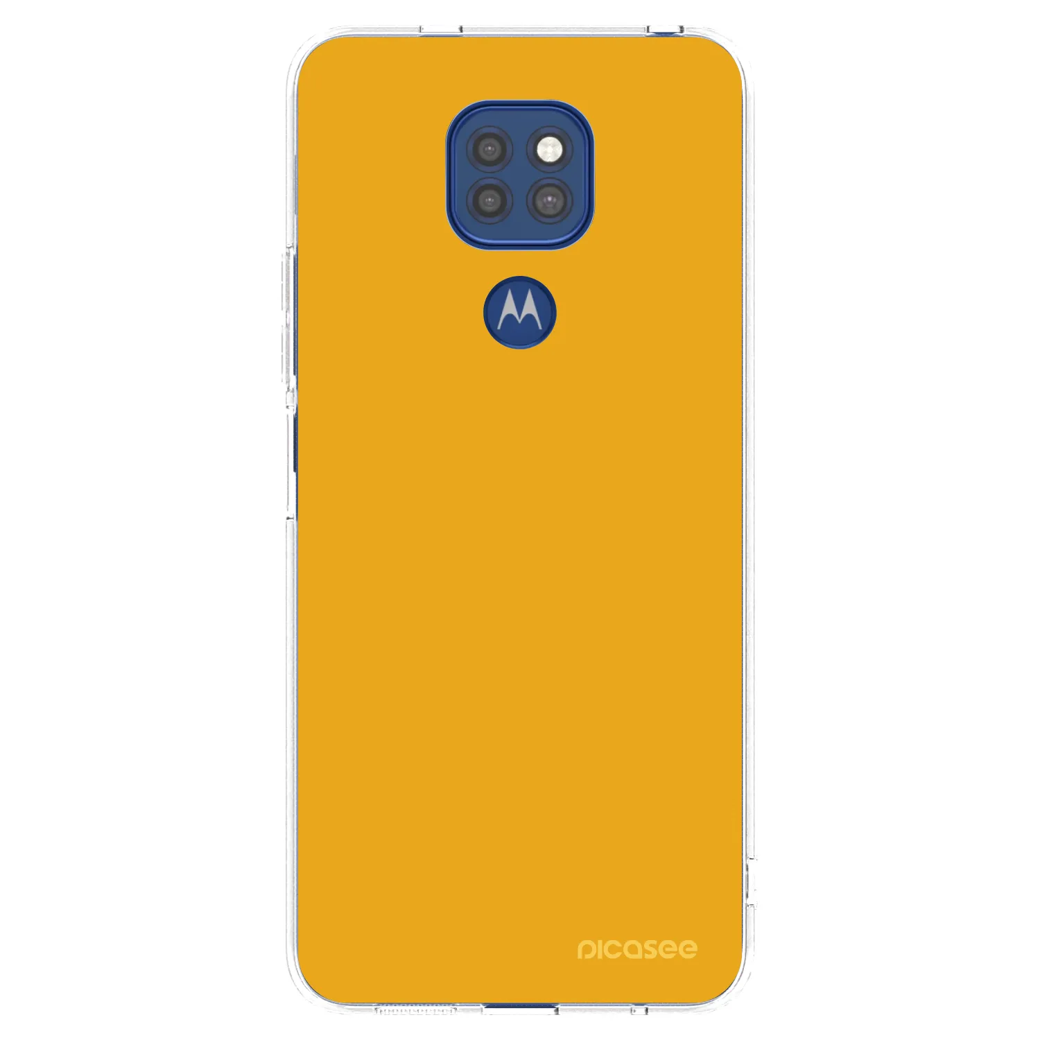 Picasee silikonska prozirna maskica za Motorola Moto G9 Play - Sun