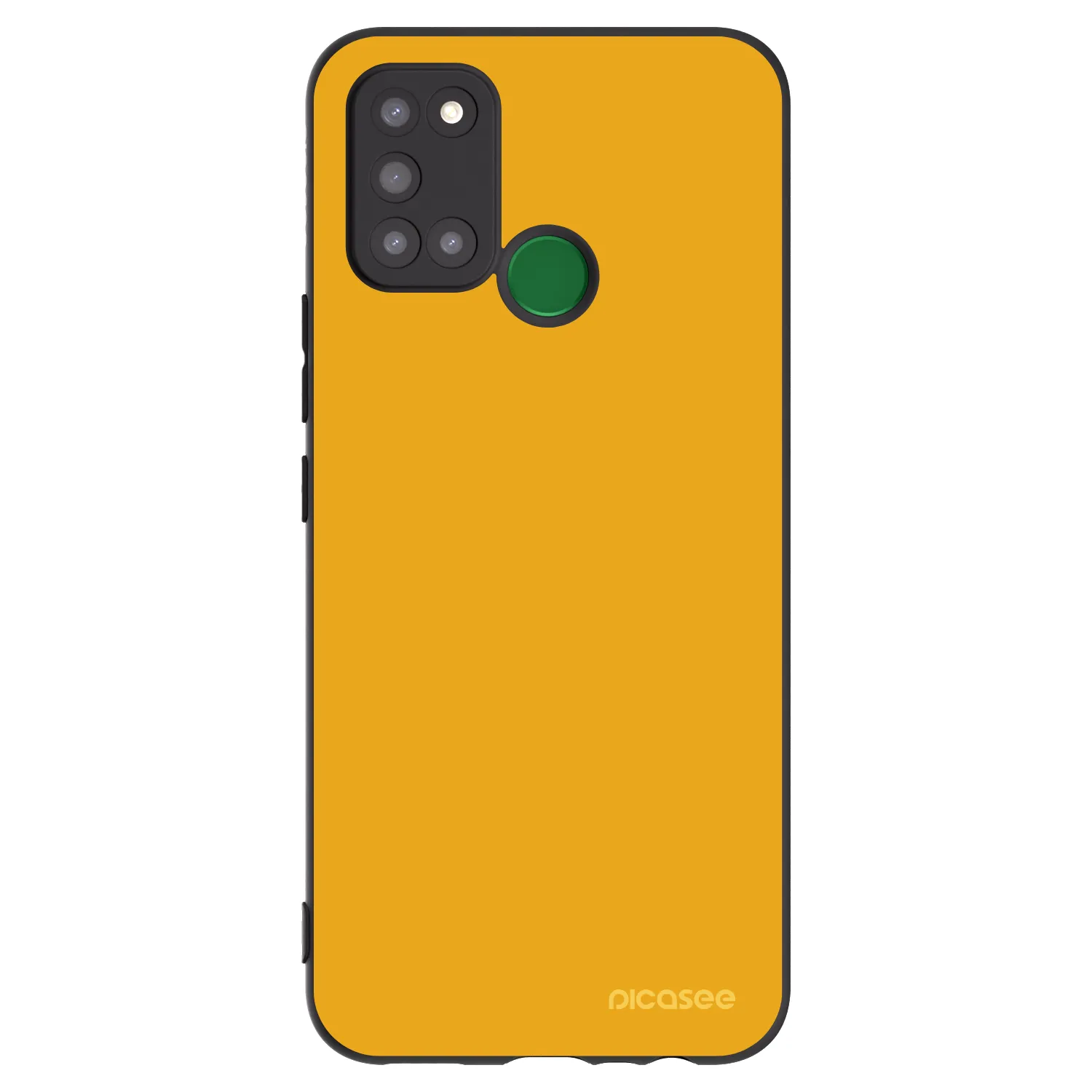 Picasee crna silikonska maskica za Realme 7i - Sun