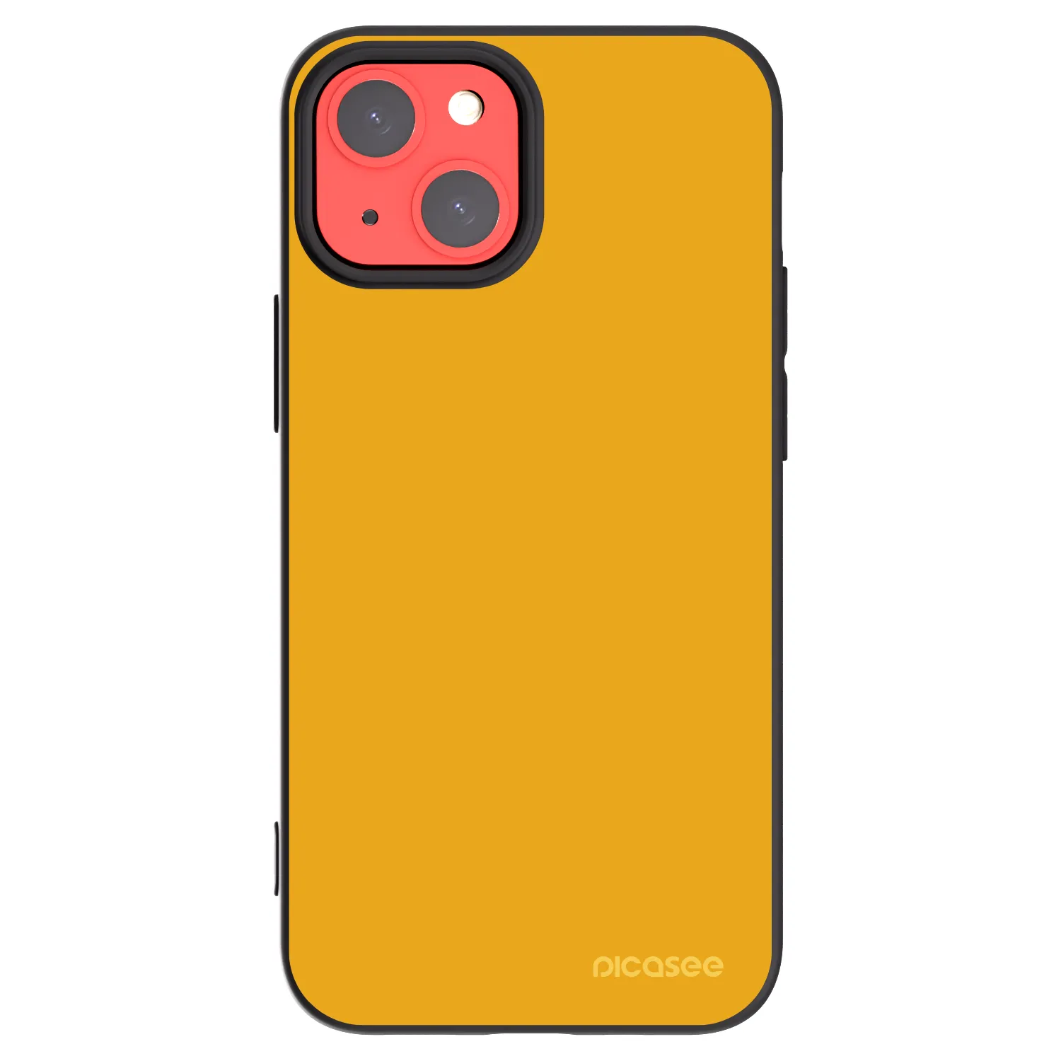 Picasee crna silikonska maskica za Apple iPhone 13 mini - Sun