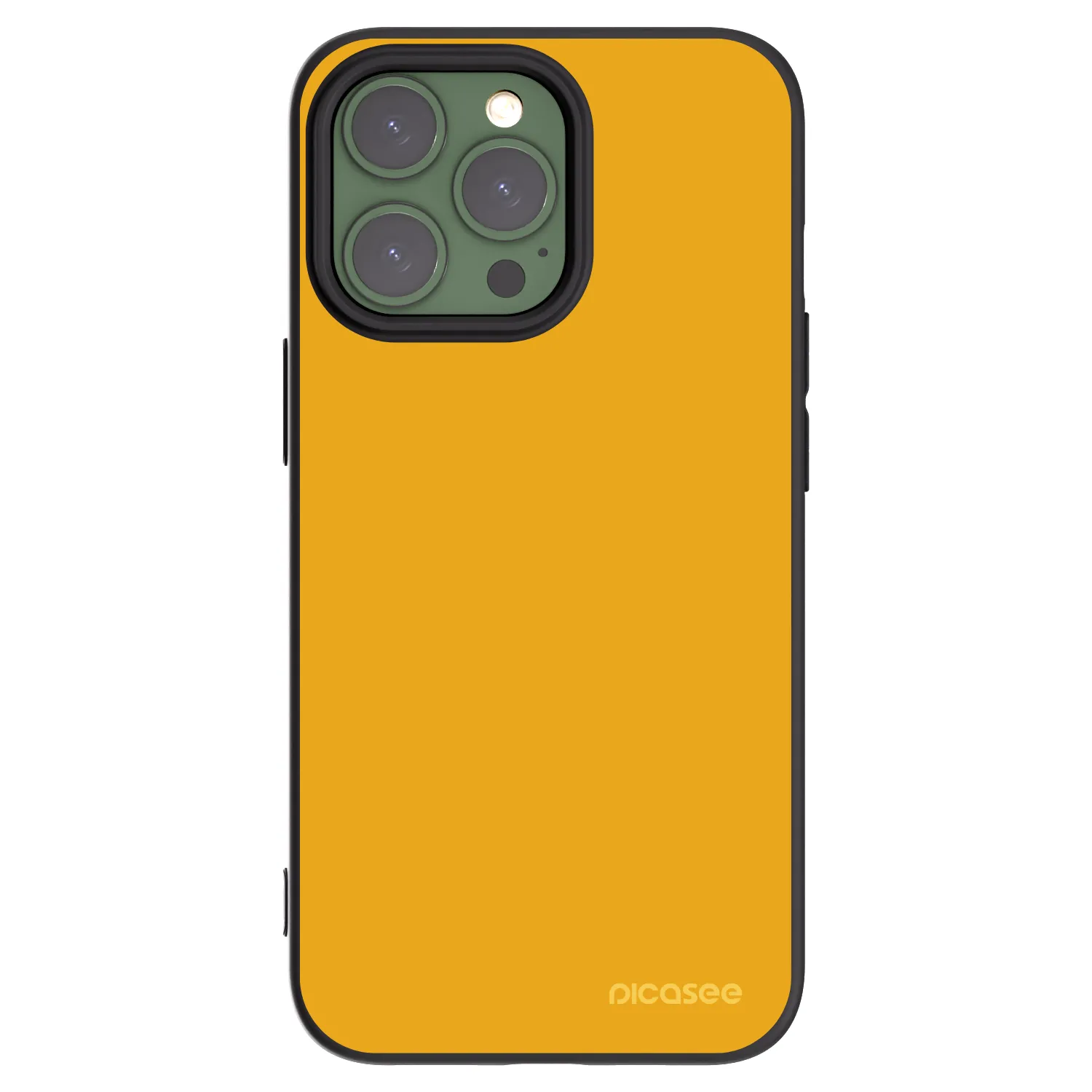 Picasee crna silikonska maskica za Apple iPhone 13 Pro - Sun