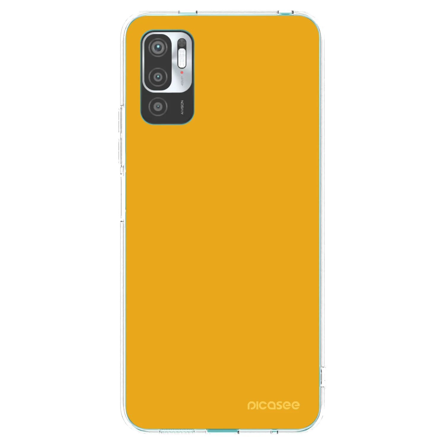 Picasee silikonska prozirna maskica za Xiaomi Redmi Note 10 5G - Sun