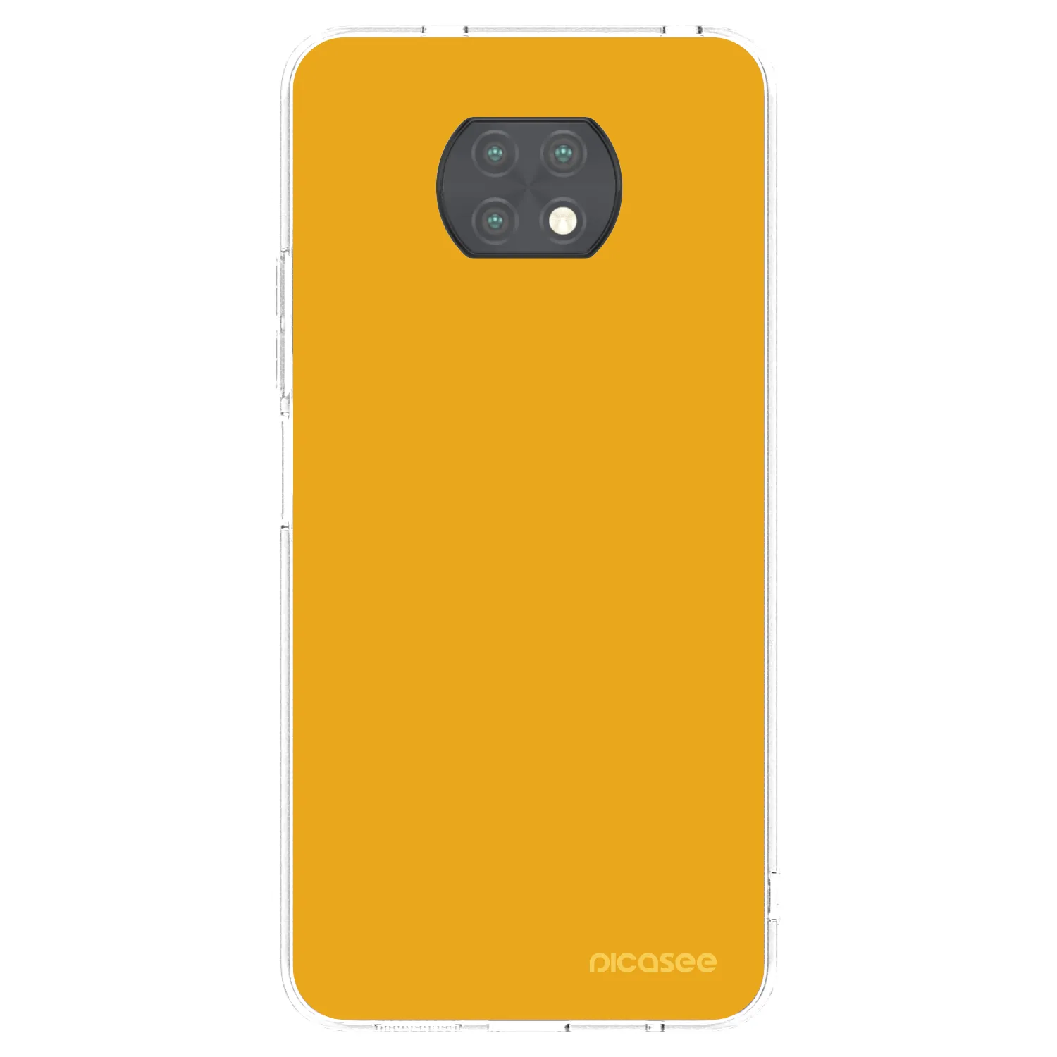 Picasee silikonska prozirna maskica za Xiaomi Redmi Note 9T - Sun