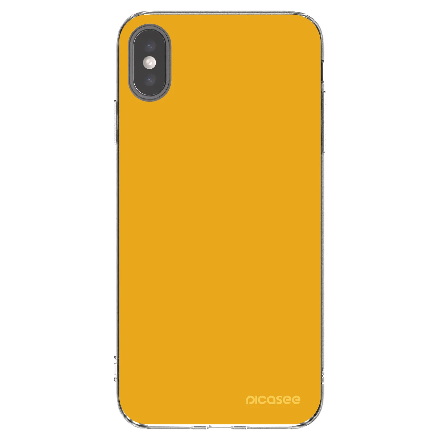 Picasee silikonska prozirna maskica za Apple iPhone XS Max - Sun