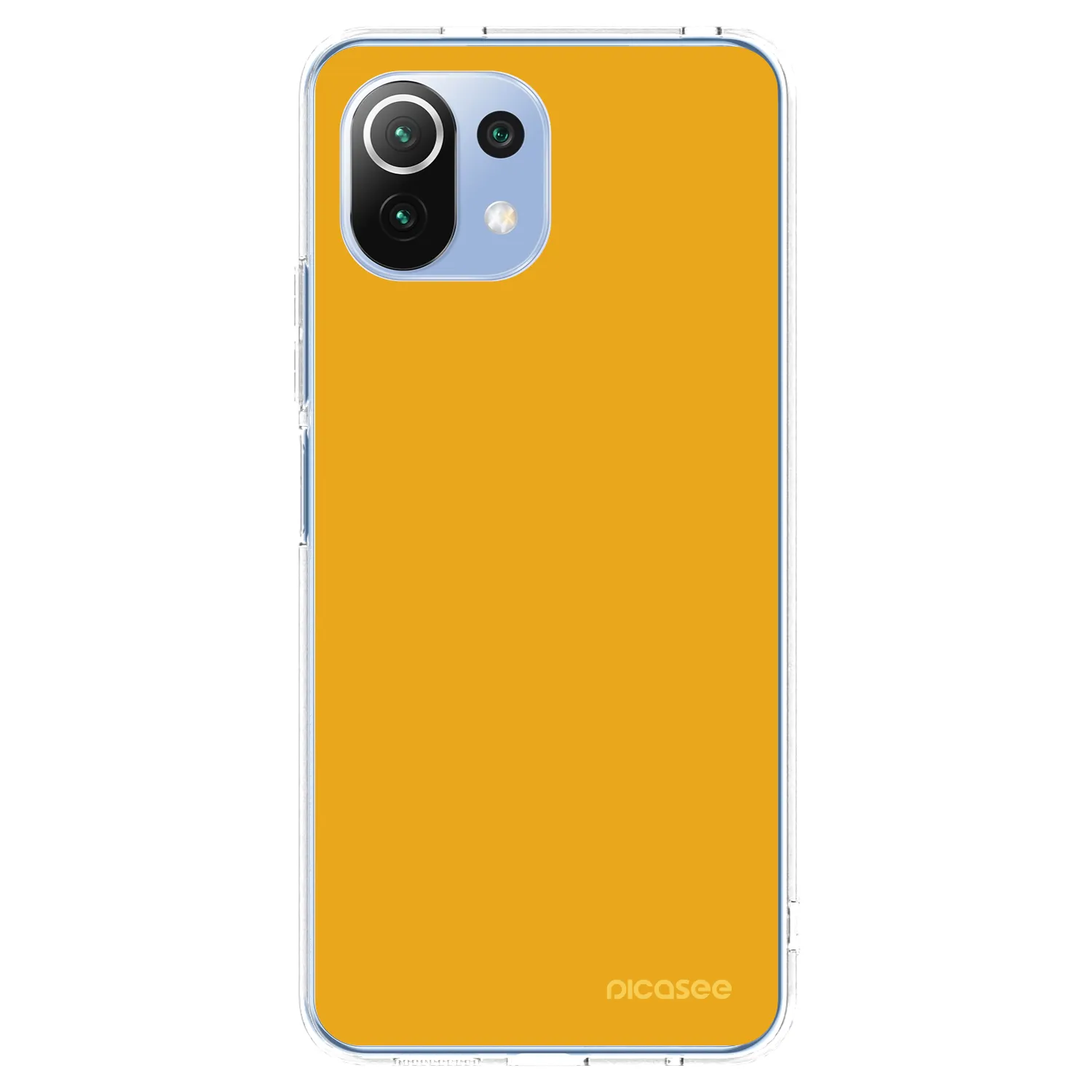 Picasee silikonska prozirna maskica za Xiaomi 11 Lite 5G NE - Sun