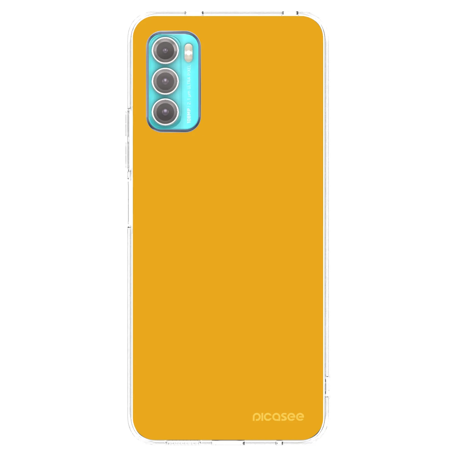 Picasee silikonska prozirna maskica za Motorola Moto G60 - Sun