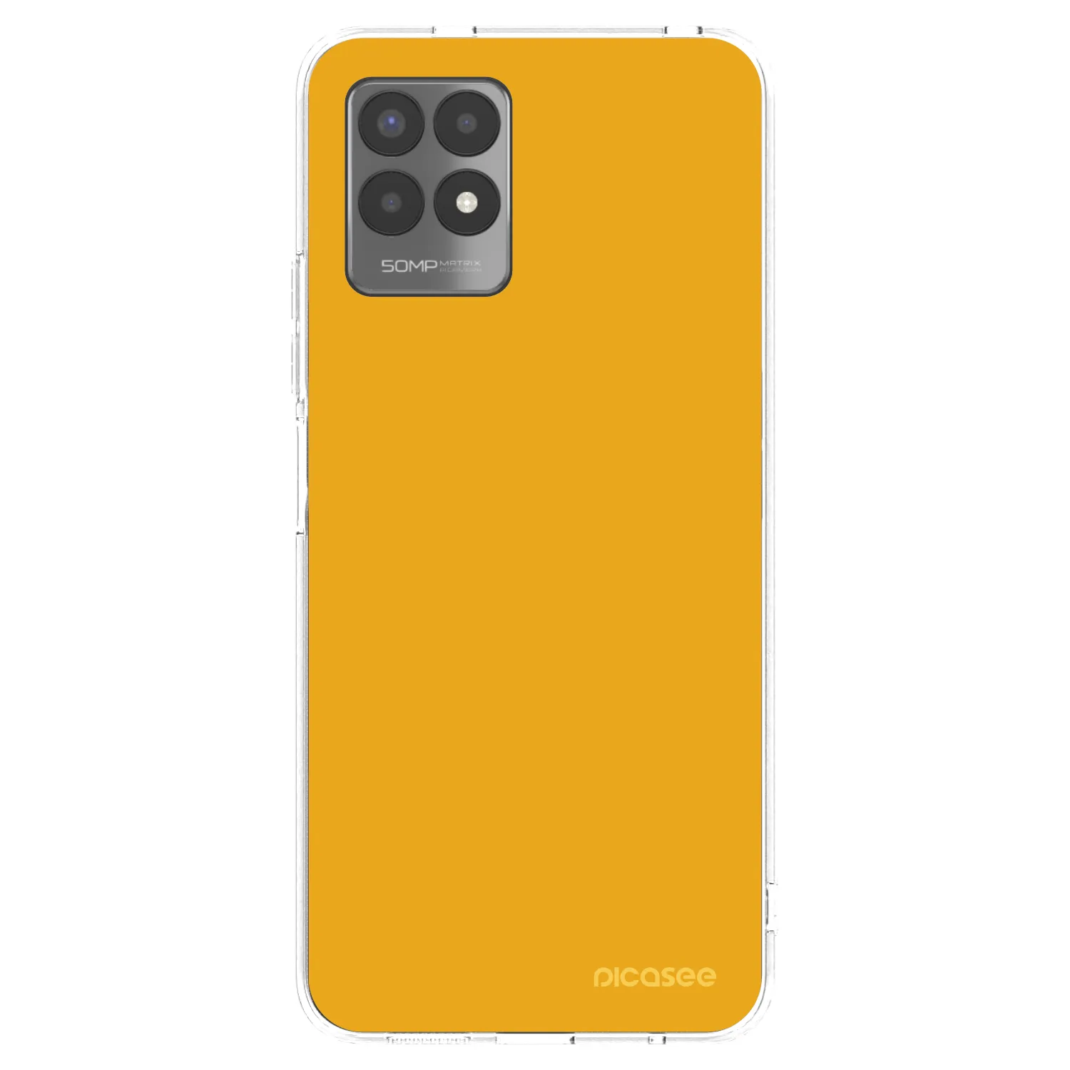Picasee silikonska prozirna maskica za Realme 8i - Sun