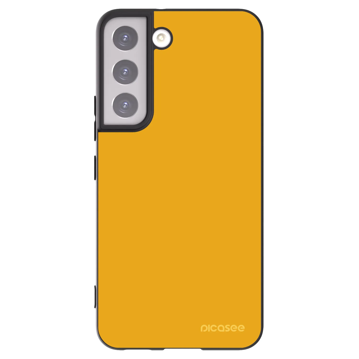 Picasee crna silikonska maskica za Samsung Galaxy S22 5G - Sun