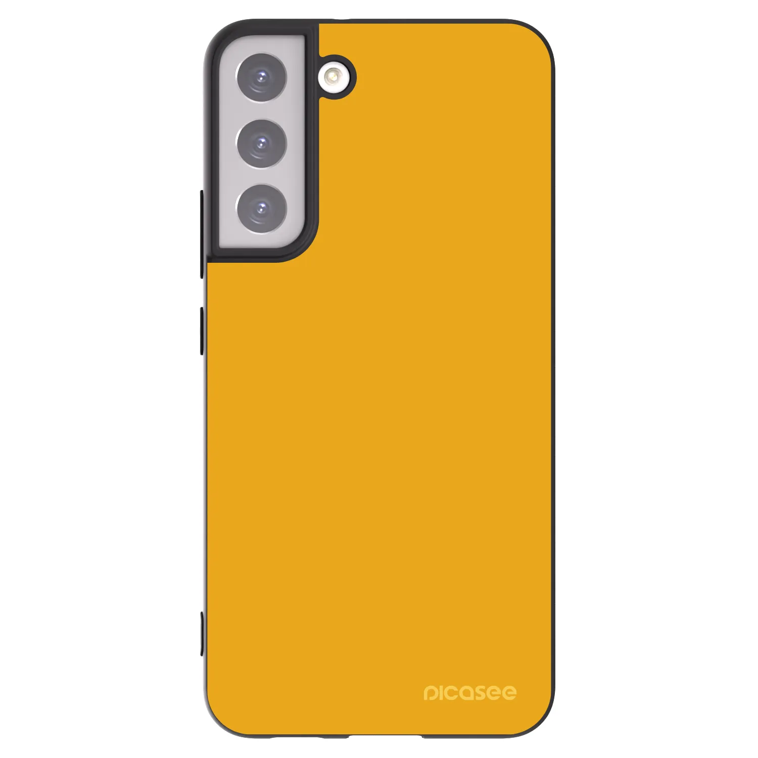 Picasee crna silikonska maskica za Samsung Galaxy S22+ 5G - Sun