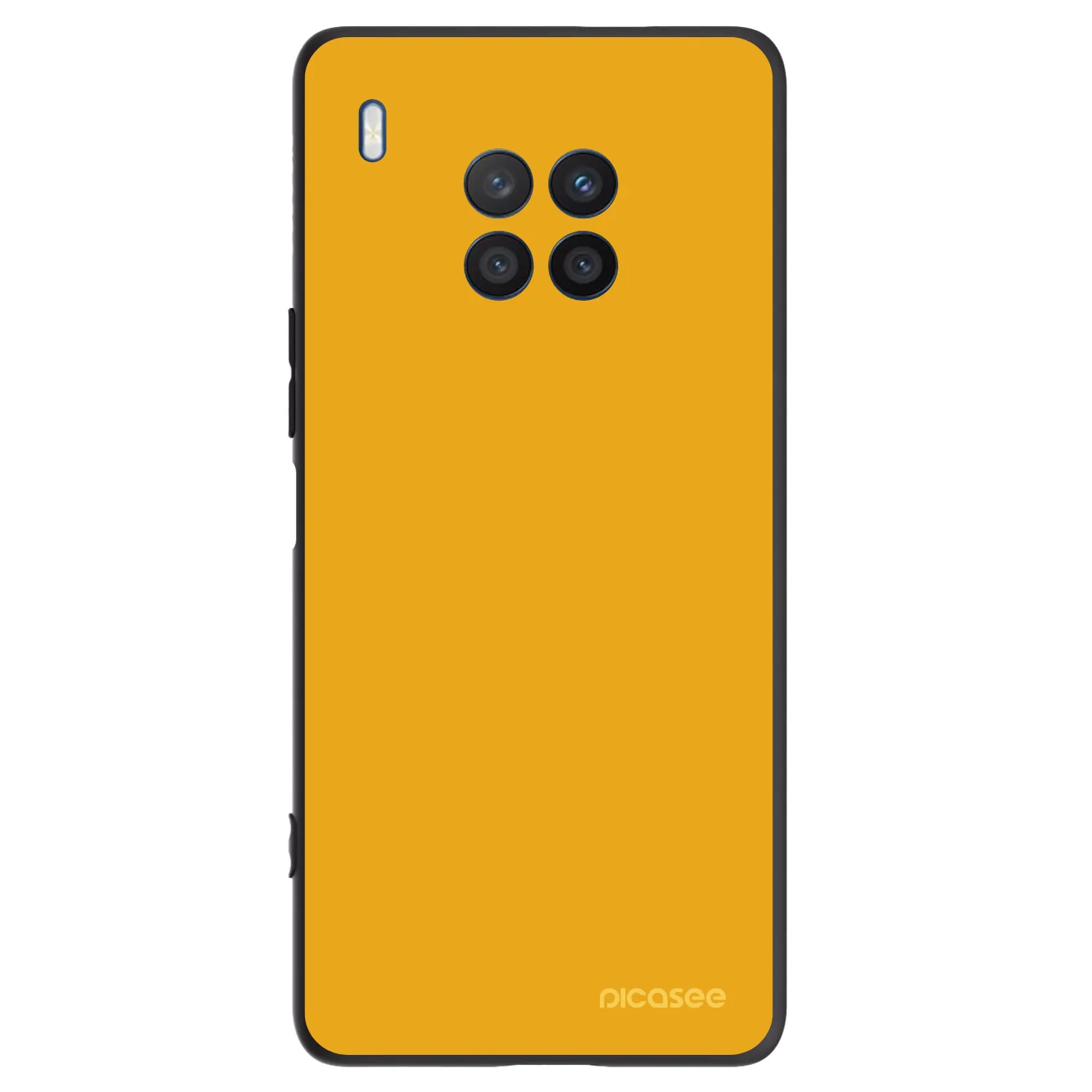 Picasee crna silikonska maskica za Honor 50 Lite - Sun