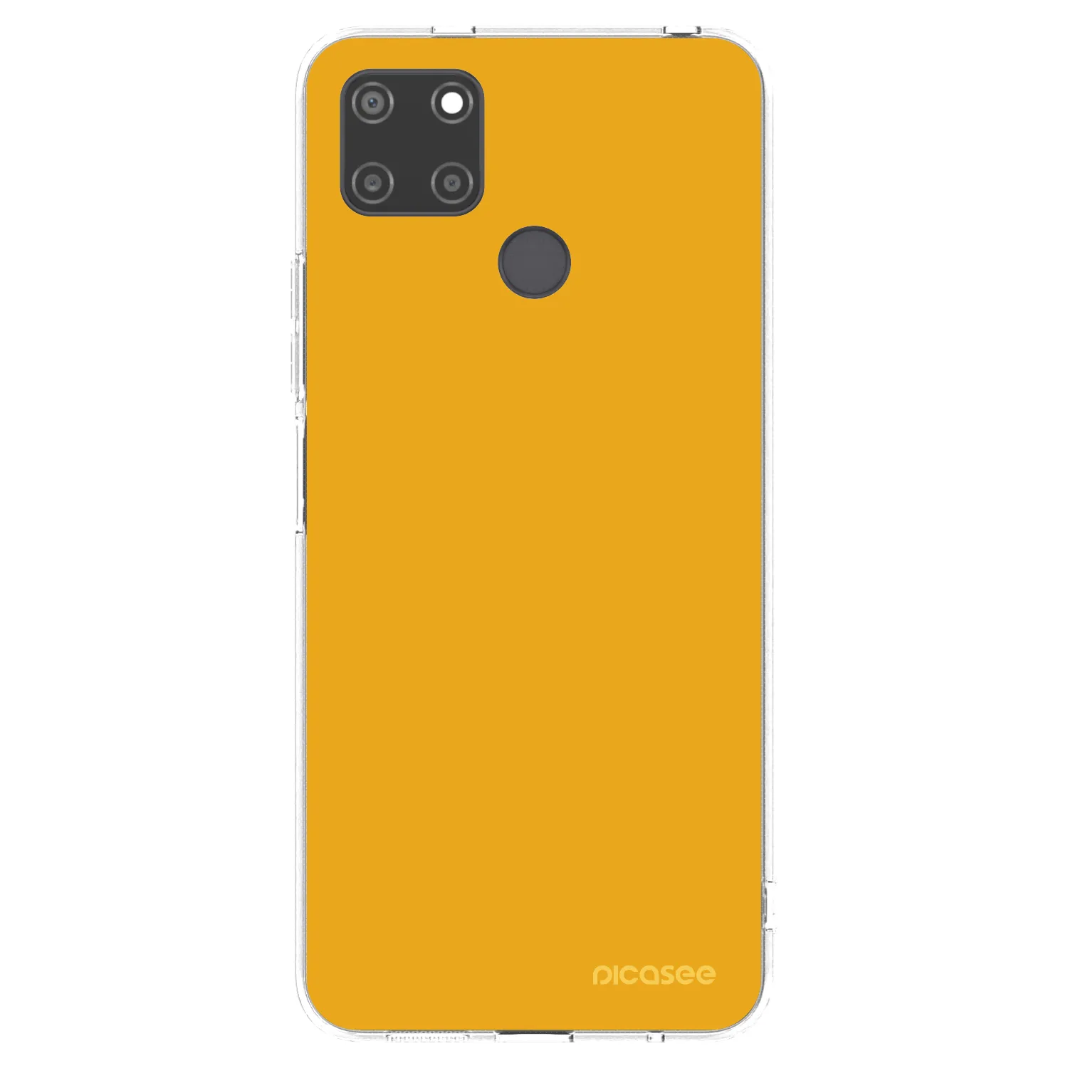 Picasee silikonska prozirna maskica za Realme C21Y - Sun