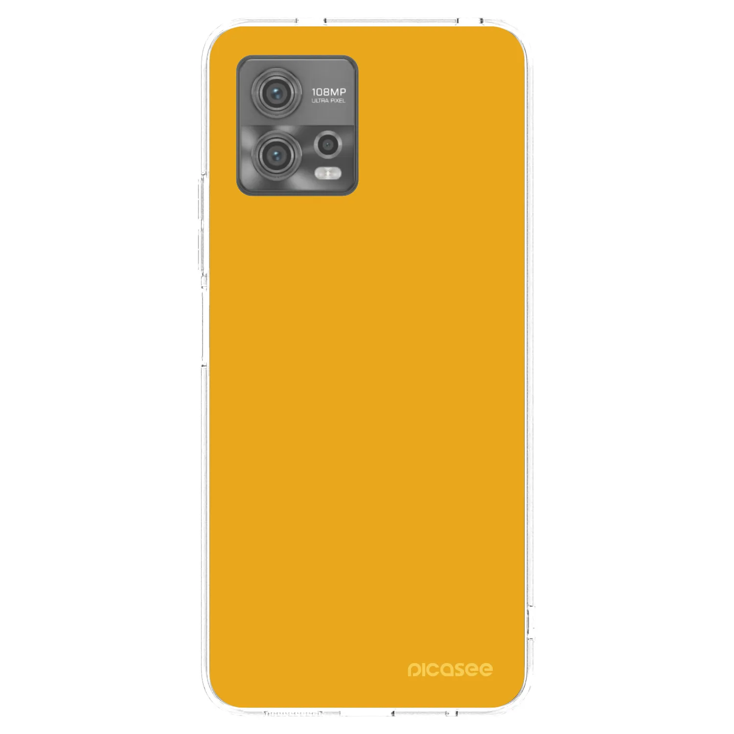 Picasee silikonska prozirna maskica za Motorola Moto G72 - Sun