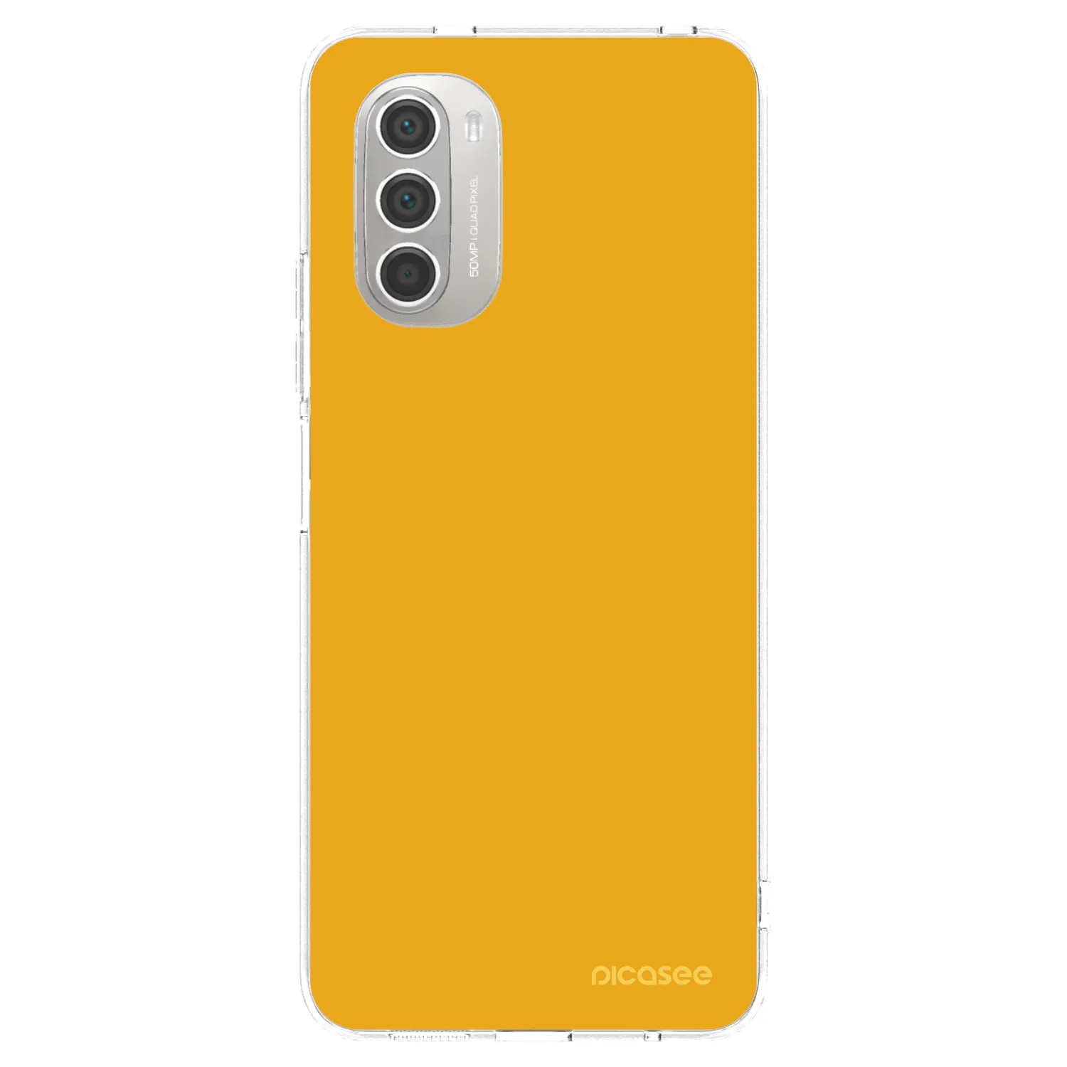 Picasee silikonska prozirna maskica za Motorola Moto G51 - Sun