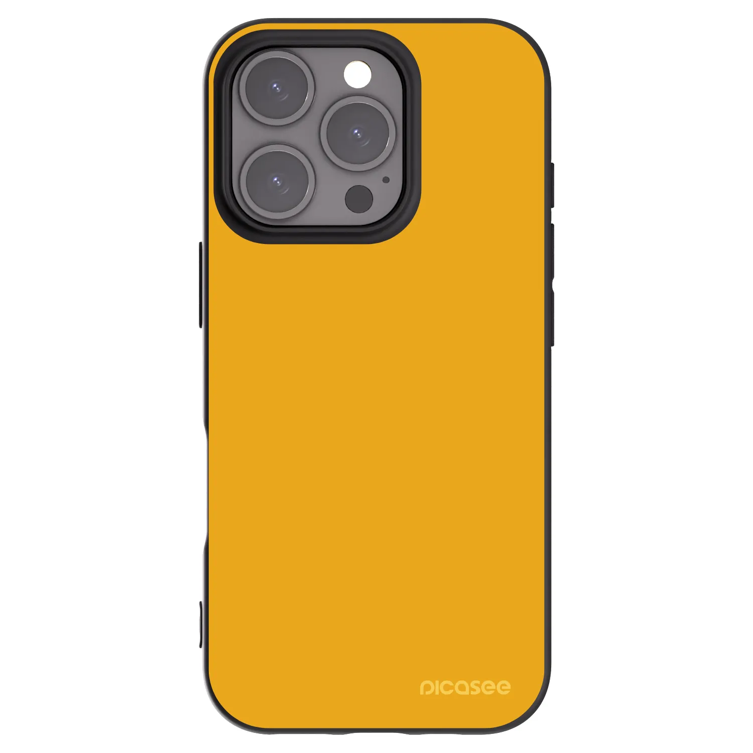 Picasee crna silikonska maskica za Apple iPhone 16 Pro - Sun
