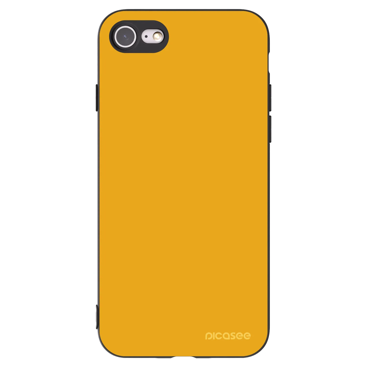 Picasee crna silikonska maskica za Apple iPhone 8 - Sun