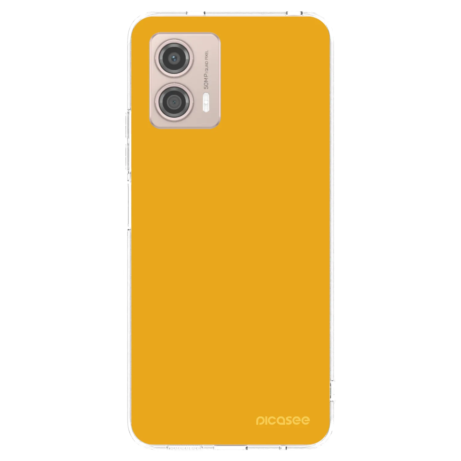 Picasee silikonska prozirna maskica za Motorola Moto G53 5G - Sun
