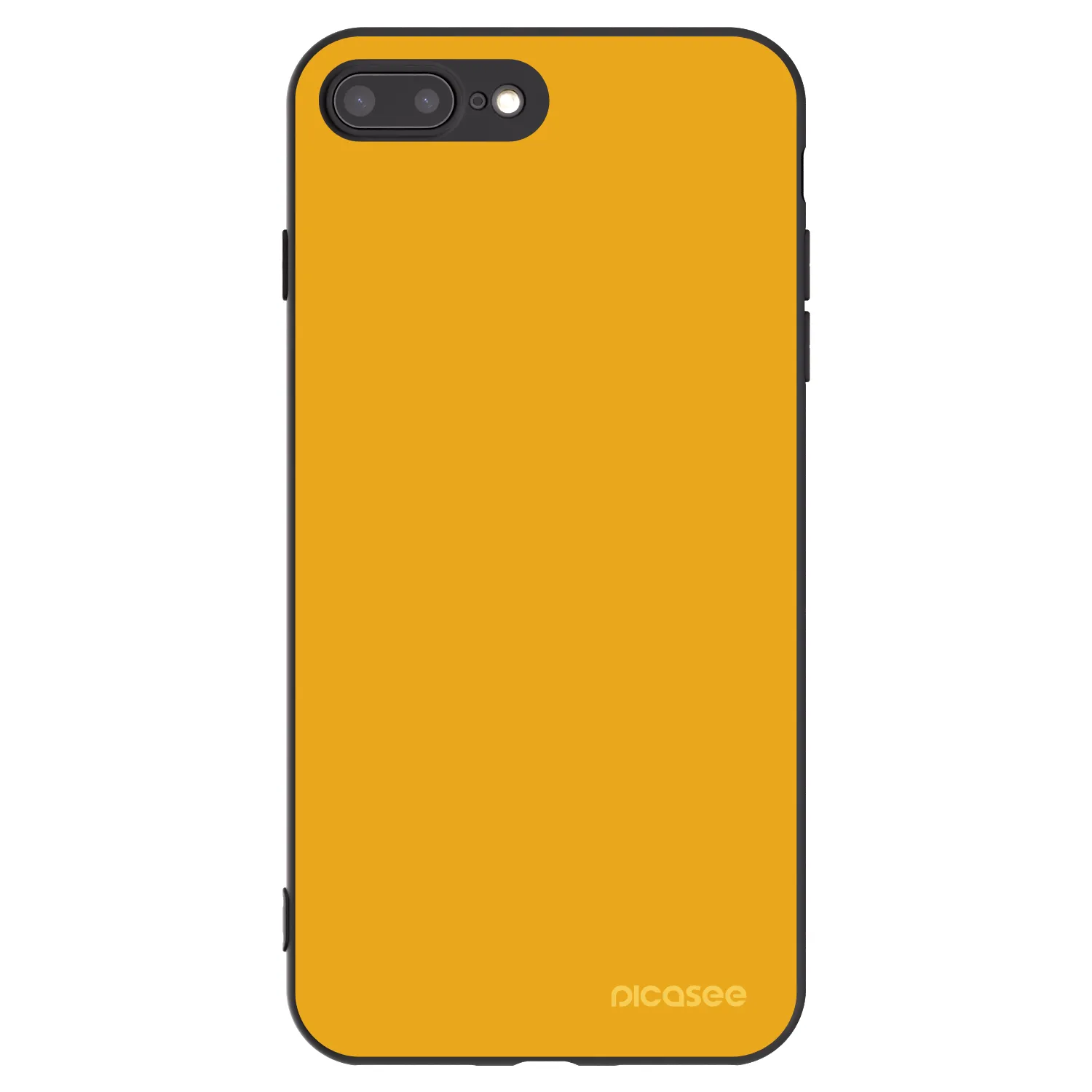 Picasee crna silikonska maskica za Apple iPhone 7 Plus - Sun