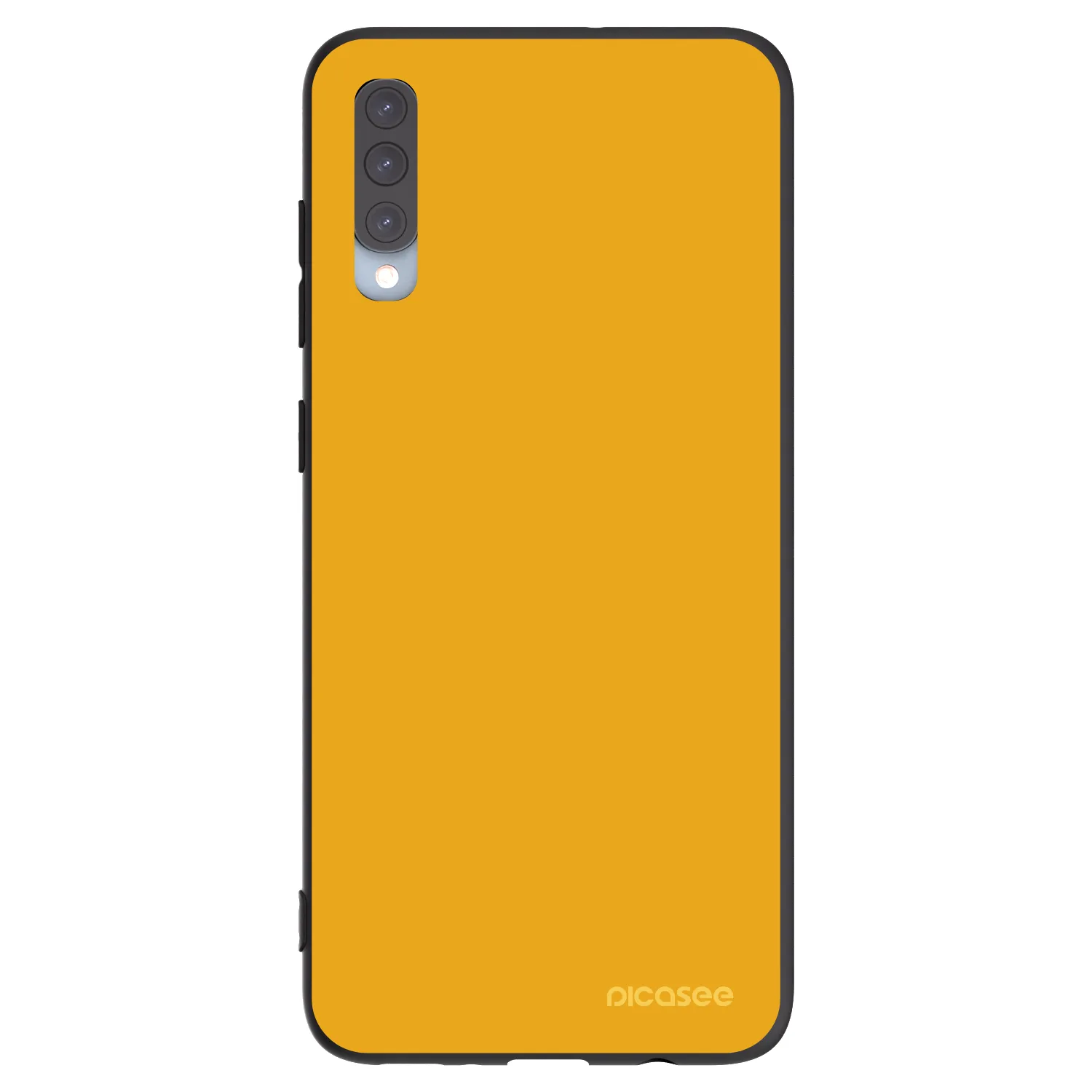 Picasee crna silikonska maskica za Samsung Galaxy A70 A705F - Sun