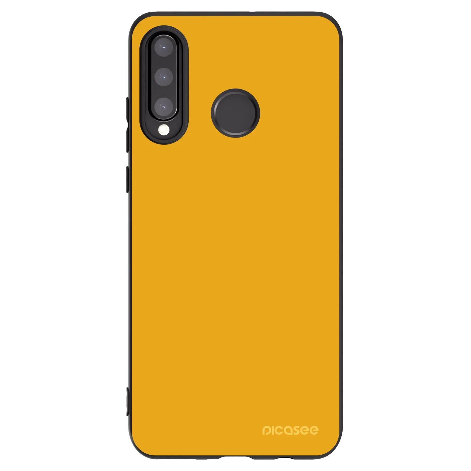 Picasee crna silikonska maskica za Huawei P30 Lite - Sun