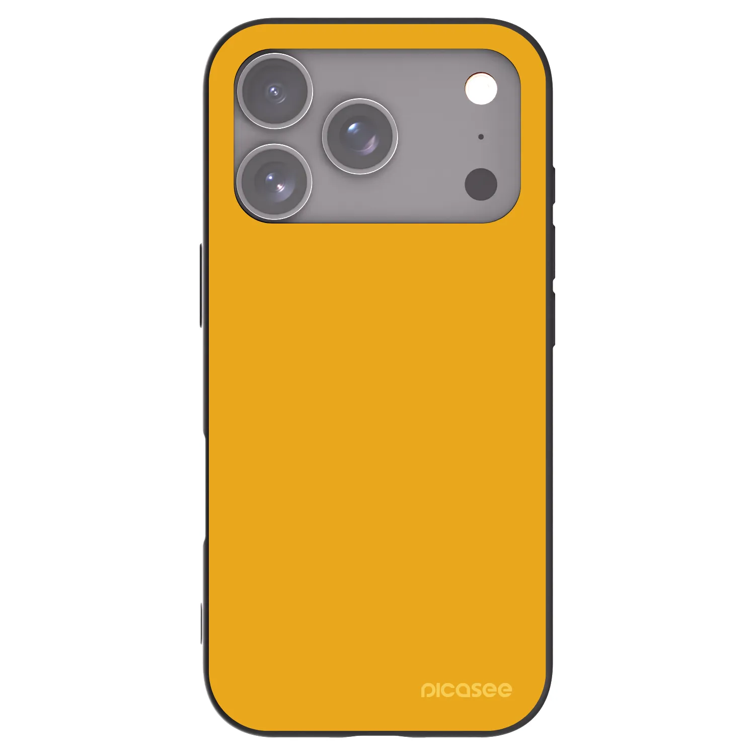 Picasee crna silikonska maskica za Apple iPhone 18 Pro - Sun