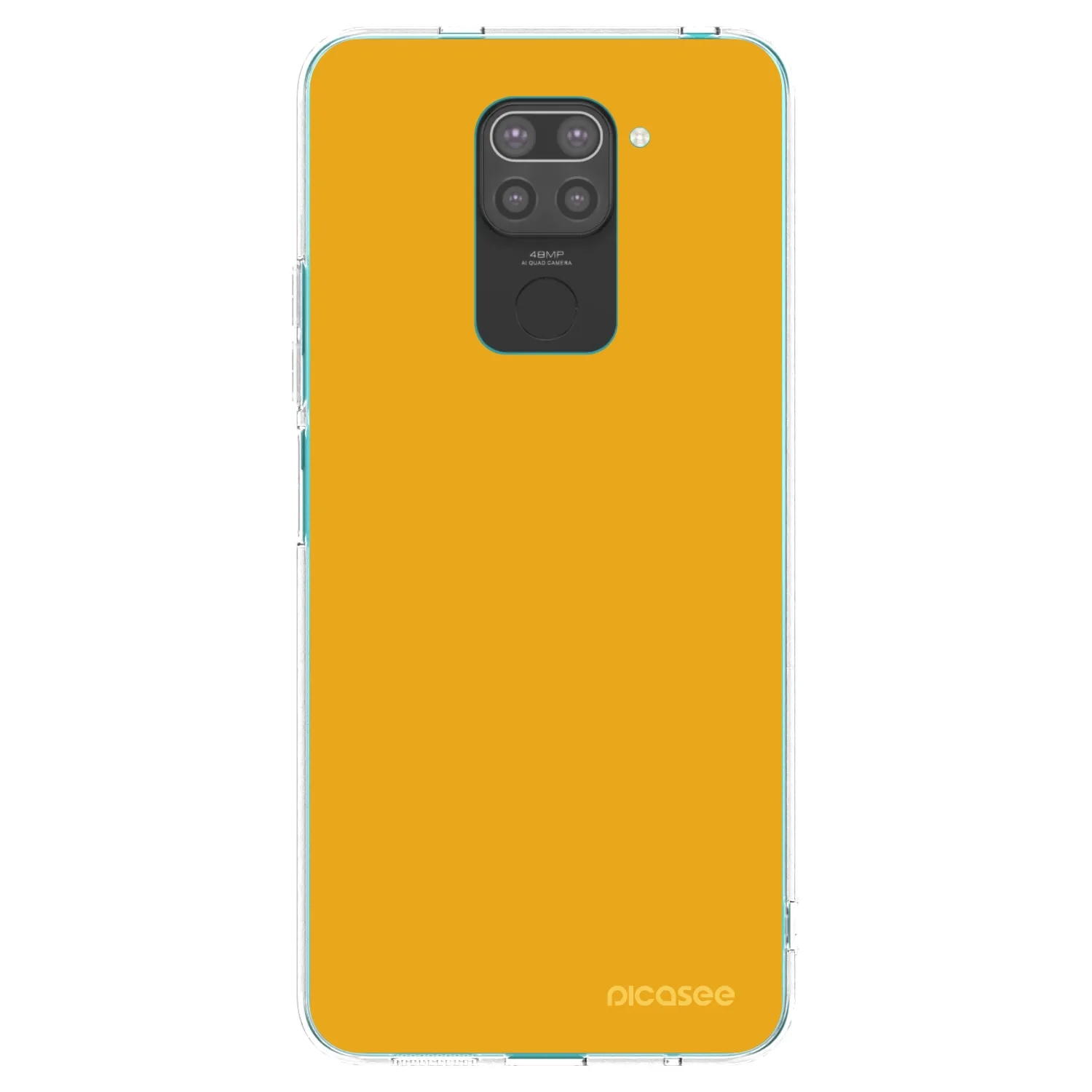 Picasee crna silikonska maskica za Xiaomi Redmi Note 9 - Sun