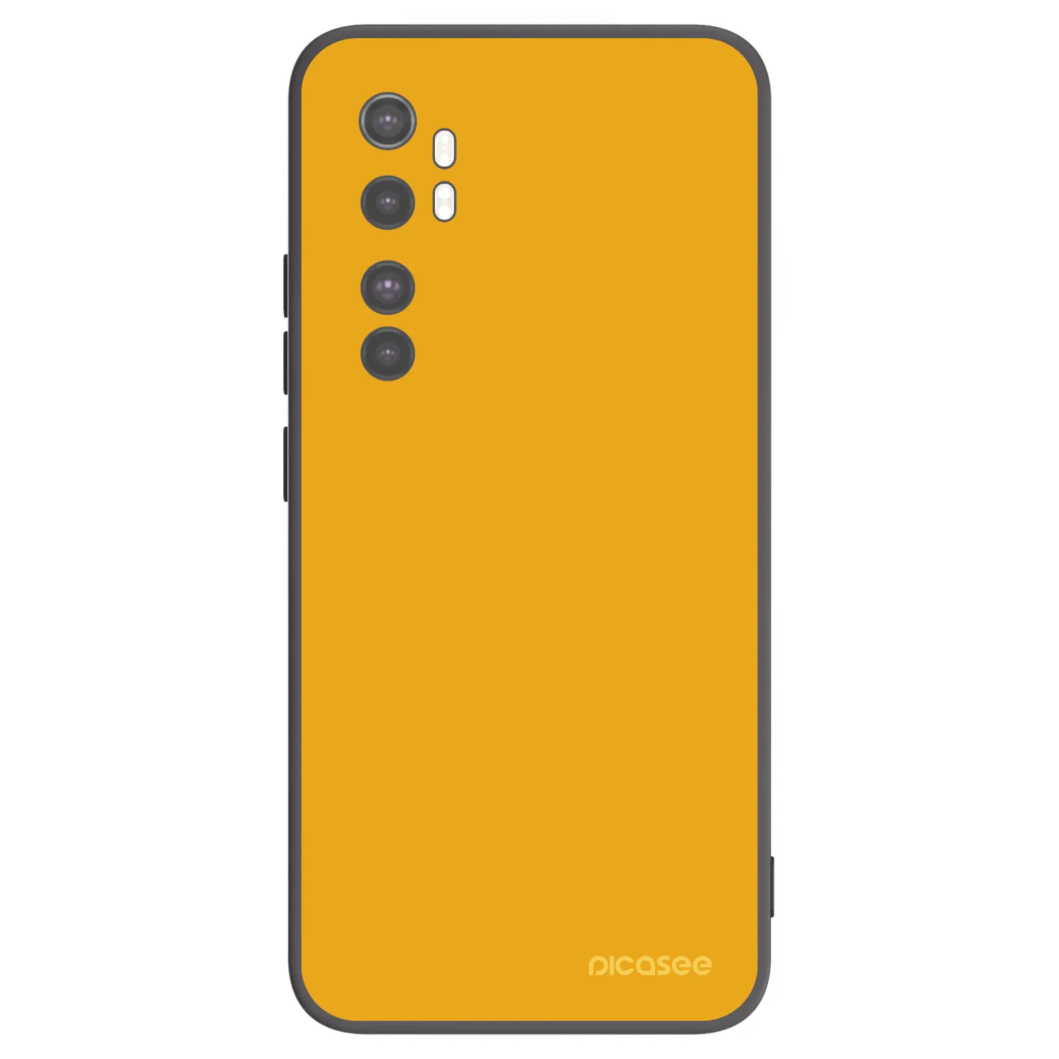 Picasee crna silikonska maskica za Xiaomi Mi Note 10 Lite - Sun