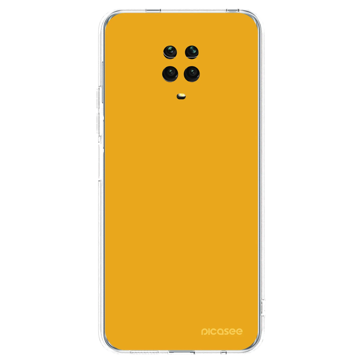 Picasee silikonska prozirna maskica za Xiaomi Redmi Note 9S - Sun