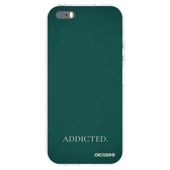 Picasee silikonska prozirna maskica za Apple iPhone 5/5S/SE - Addicted