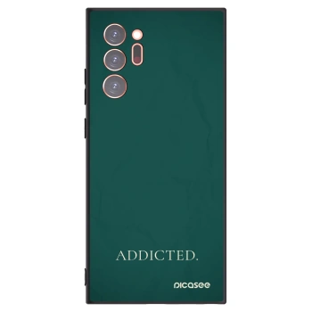 Picasee crna silikonska maskica za Samsung Galaxy Note 20 Ultra - Addicted