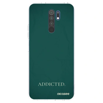 Picasee silikonska prozirna maskica za Xiaomi Redmi 9 - Addicted